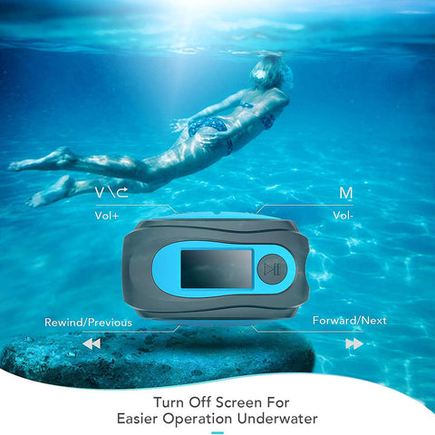 AGPTEK IPX8 waterproof MP3 player for swimming