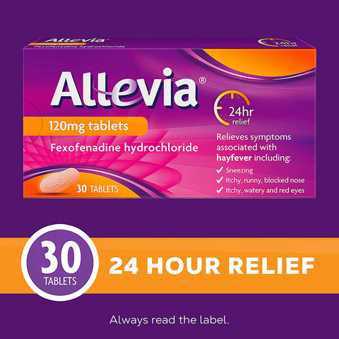 Allevia Fexofenadine hayfever tablets