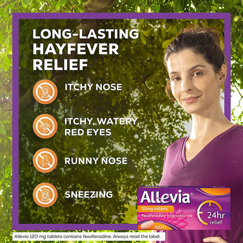 Allevia Fexofenadine hayfever tablets