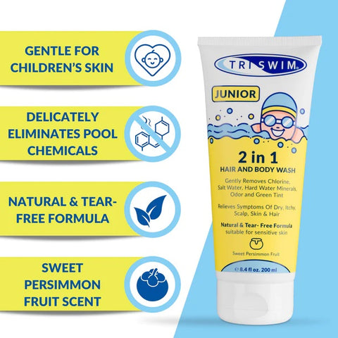 Triswim JUNIOR 2-in-1 hair and body wash